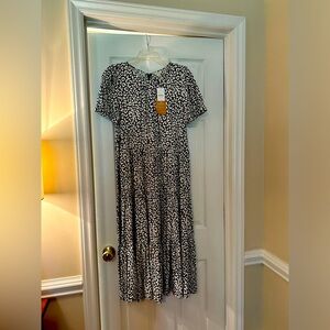 J Crew lightweight midi dress.